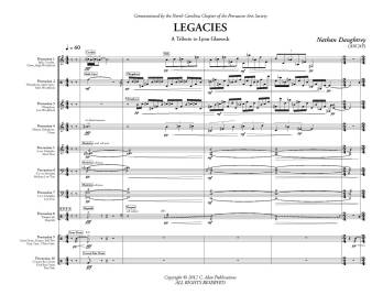 Legacies (Percussion Ensemble Version) - Daughtrey - Percussion Ensemble (10 Players)