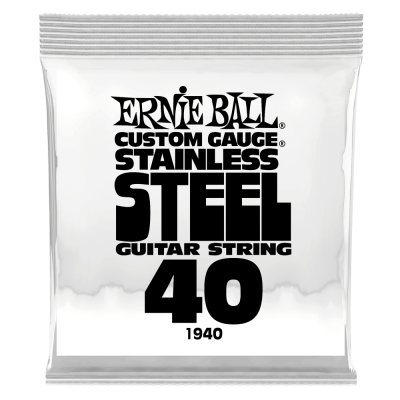 Stainless Steel Custom Gauge Single Guitar String - .040
