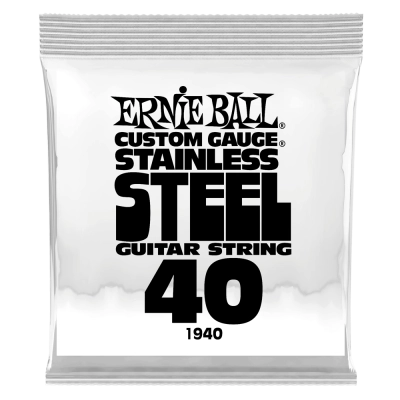 Stainless Steel Custom Gauge Single Guitar String - .040