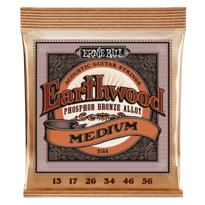 Ernie Ball - Earthwood Medium Phosphor Bronze Acoustic Guitar Strings