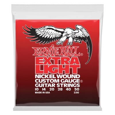 Nickel Wound Electric Guitar Strings - Extra Light .010-.050