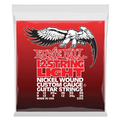 Ernie Ball - Nickel Wound 12 String Electric Guitar Strings - Light .009-.046