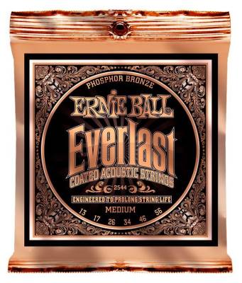 Ernie Ball - Everlast Coated Phosphor Guitar Strings - Medium