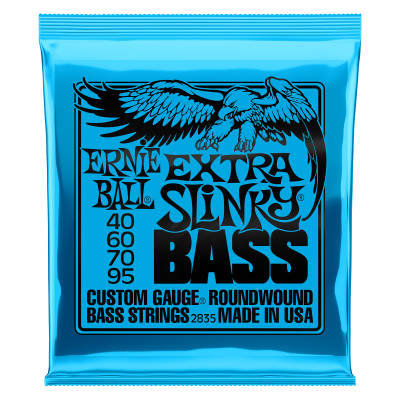 Nickel Wound Extra Slinky Bass Strings - .040- .095