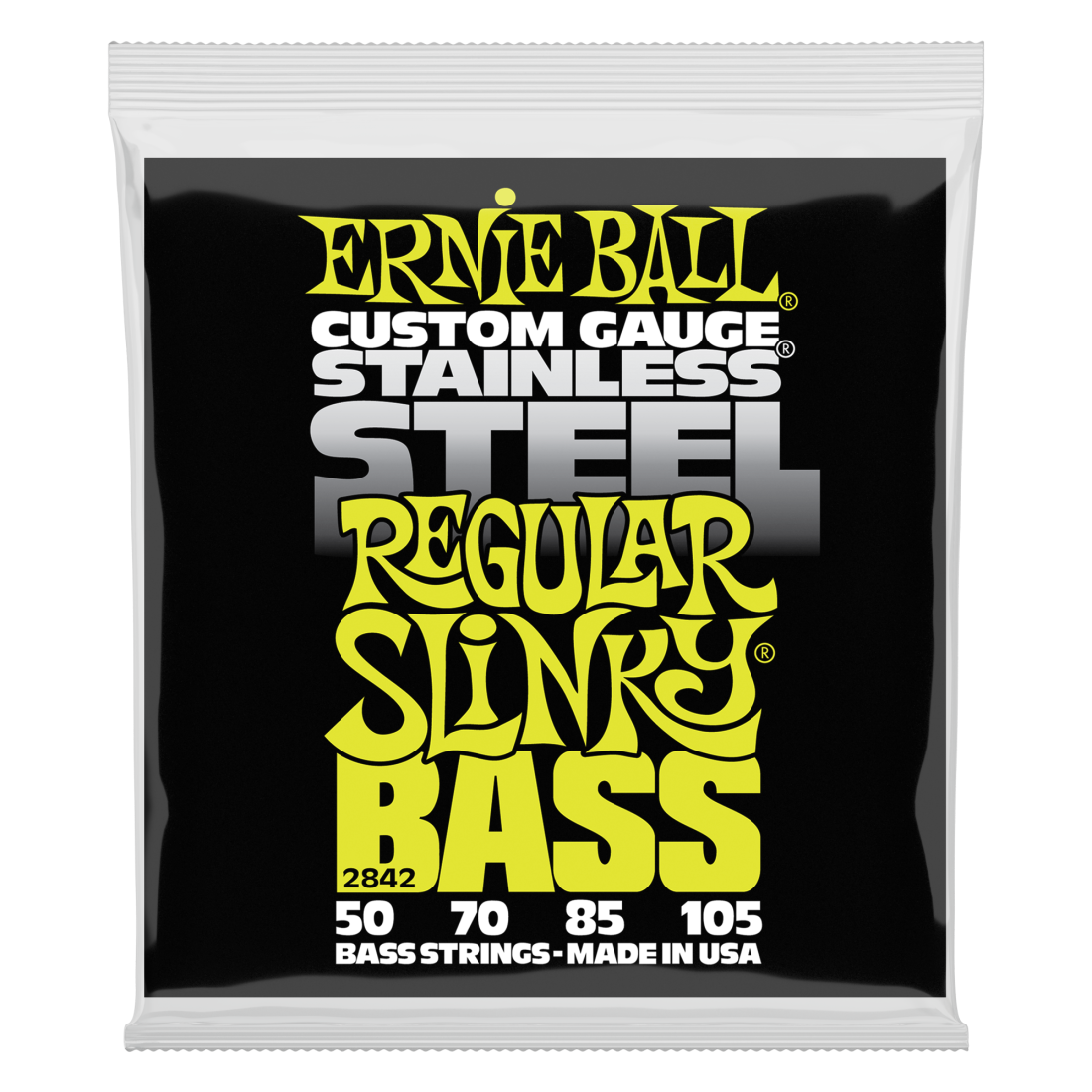 Stainless Steel Slinky Bass Strings - Regular .050-.105