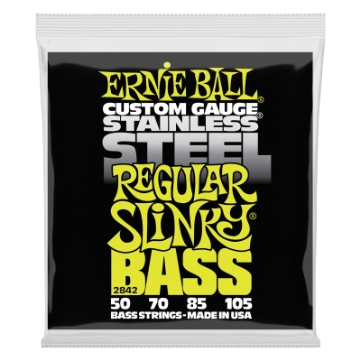 Ernie Ball - Stainless Steel Slinky Bass Strings - Regular .050-.105