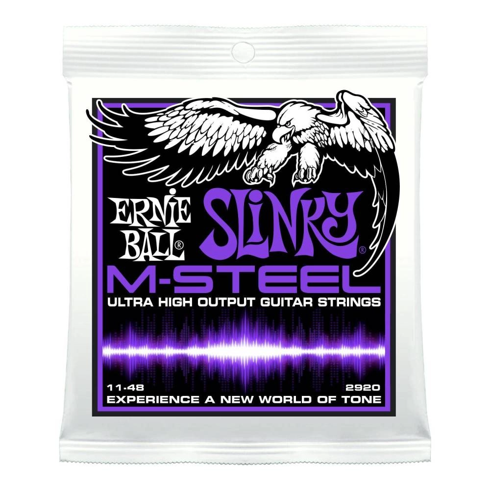 M-Steel Slinky Guitar Strings - Power .011-.048