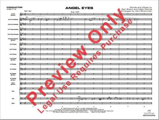 Angel Eyes - Brent/Dennis/Strommen - Jazz Ensemble - Gr. 2