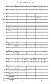 God of Glory, Lord of Love - McDonald - Orchestral Score and Parts
