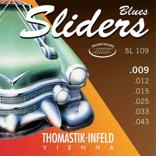 Sliders Blues Series Guitar Strings - Light