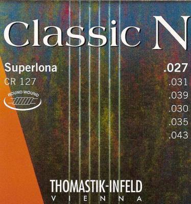 Classic N Series SUPERLONA Guitar Strings - Light (.027-.043)