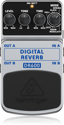 Behringer - DR600 Digital Stereo Reverb Effects Pedal