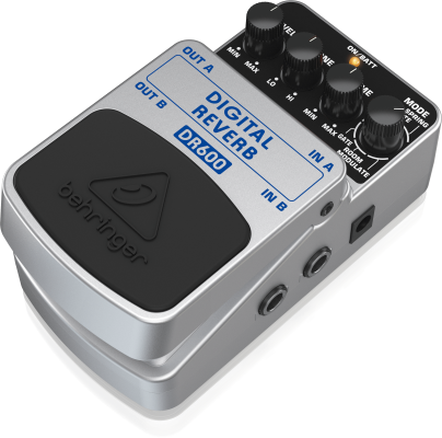 DR600 Digital Stereo Reverb Effects Pedal