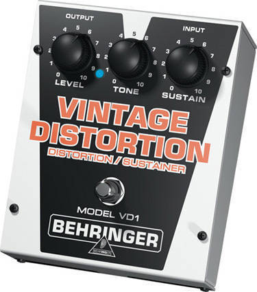 BEHRINGER VD1 ヴィンテージディストーション Behringer VD1 Vintage Distortion - YouTube