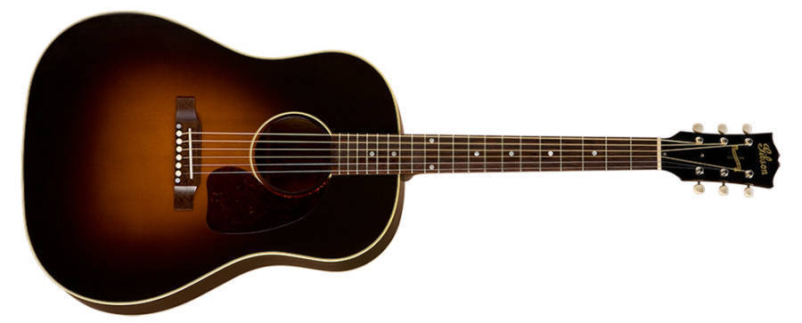 J-45 True Vintage Acoustic Guitar - Vintage Sunburst