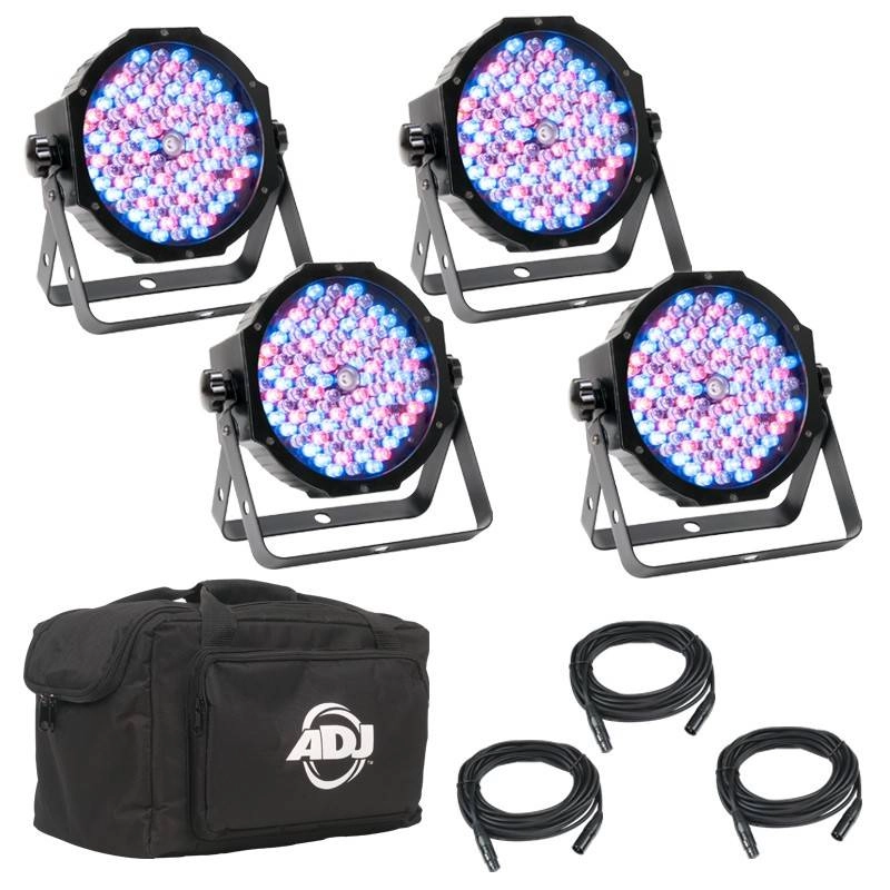 Mega Flat Pak Plus - 4 XLEDs, Cables and Bag