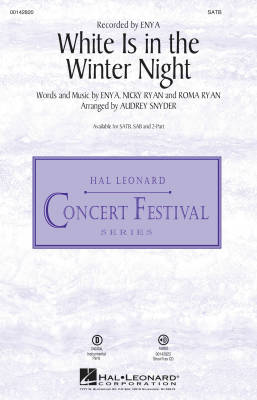 Hal Leonard - White Is in the Winter Night - Enya/Ryan/Snyder - SATB