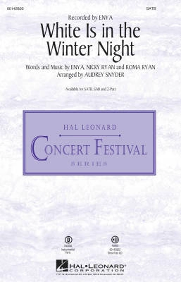 Hal Leonard - White Is in the Winter Night - Enya/Ryan/Snyder - SATB