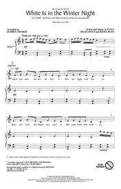 White Is in the Winter Night - Enya/Ryan/Snyder - SATB