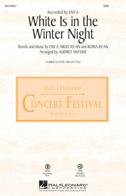 Hal Leonard - White Is in the Winter Night - Enya/Ryan/Snyder - SAB
