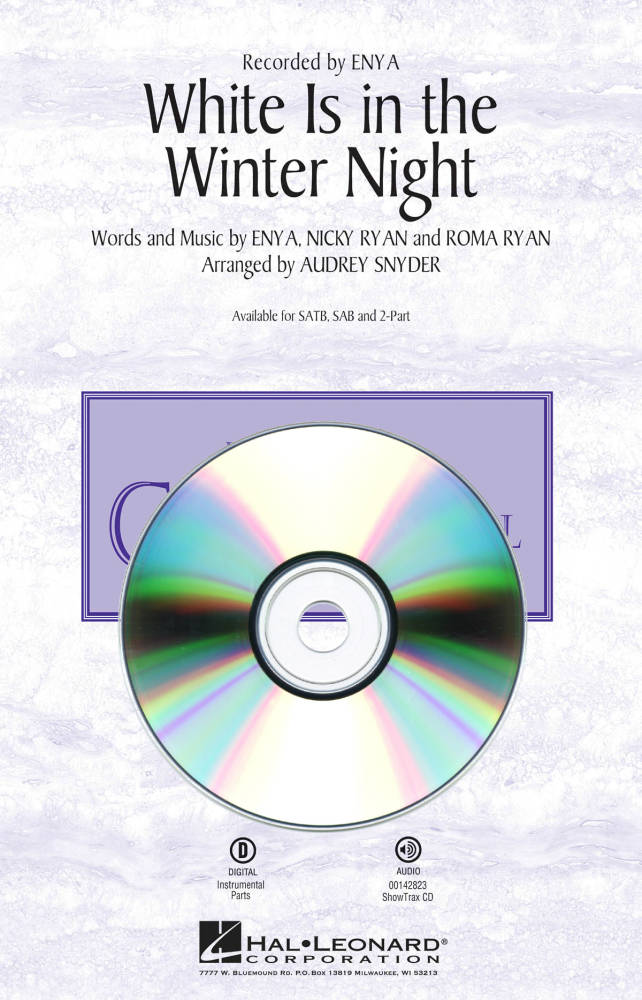 White Is in the Winter Night - Enya/Ryan/Snyder - ShowTrax CD