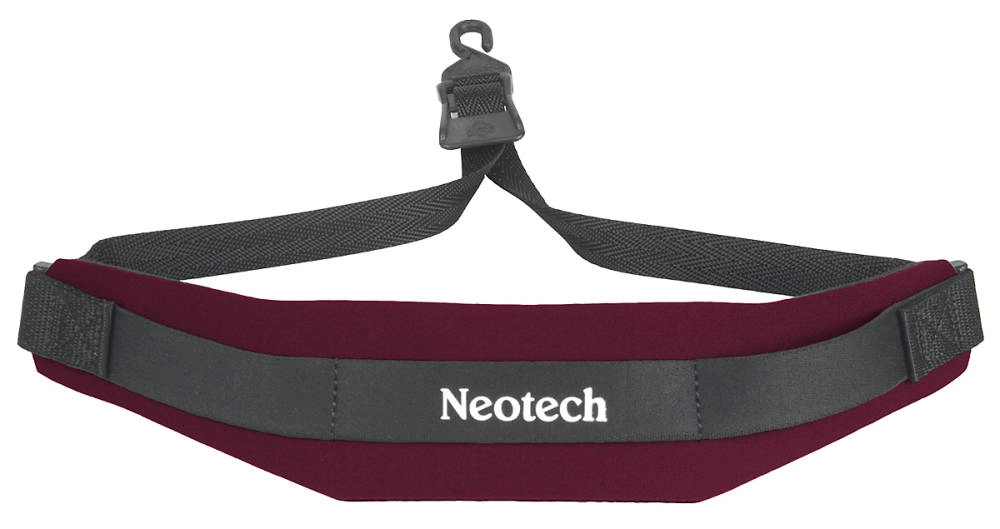 Soft Sax Strap Reg Open Hook - Wine Red