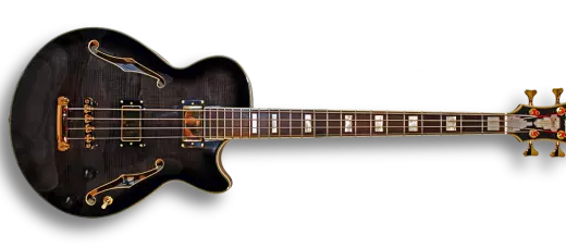EX-Bass Electric Archtop Bass Guitar - Grey Black