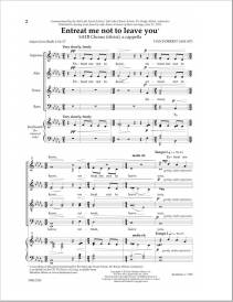 Entreat Me Not To Leave You - Forrest - SATB