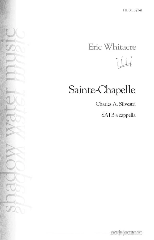 Sainte-Chapelle - Silvestri/Whitacre - SSATB