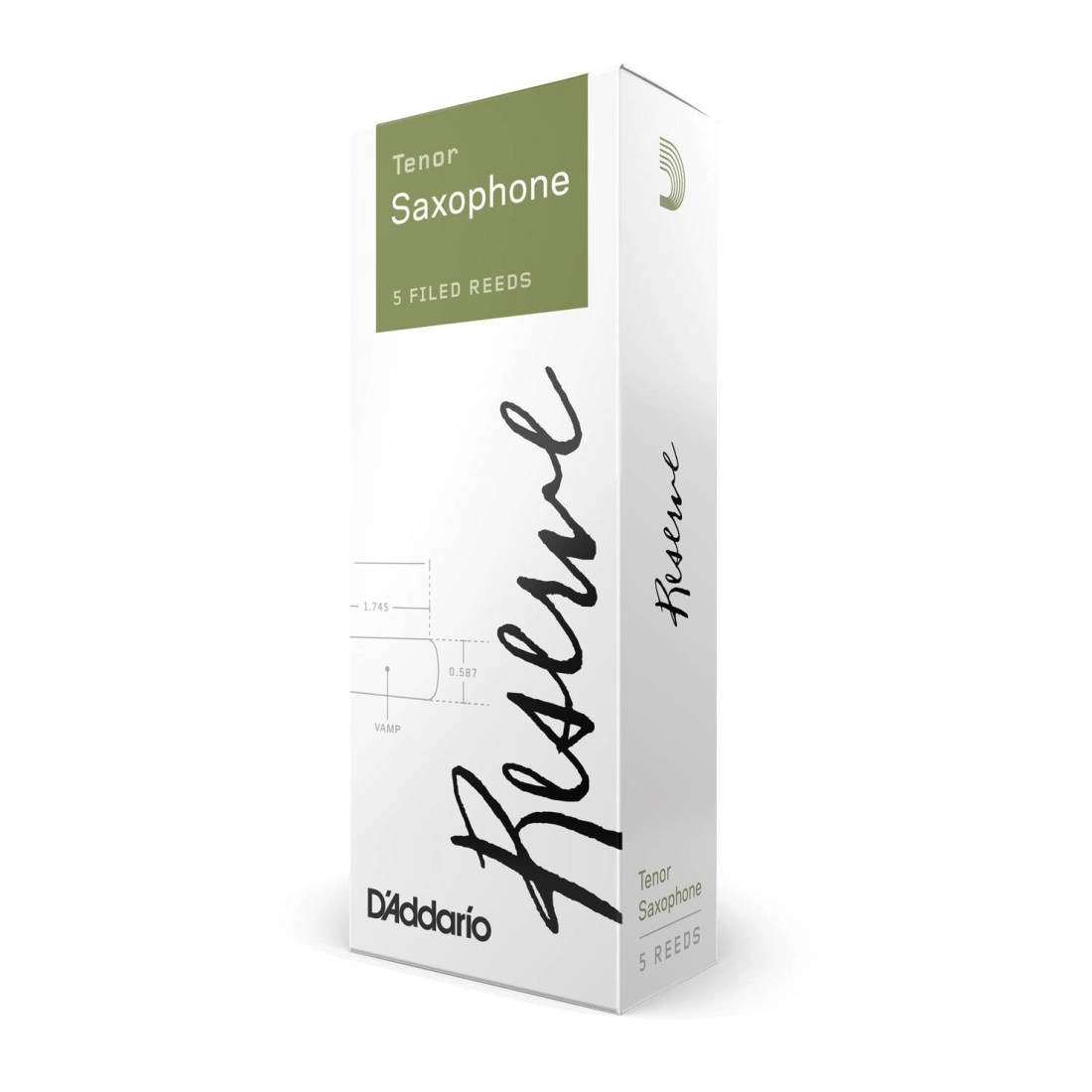 Reserve Tenor Saxophone Reeds - Strength 3.0, 5/Box