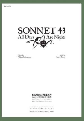 Sonnet 43-All Days Are Nights - Shakespeare/Hawley - SATB