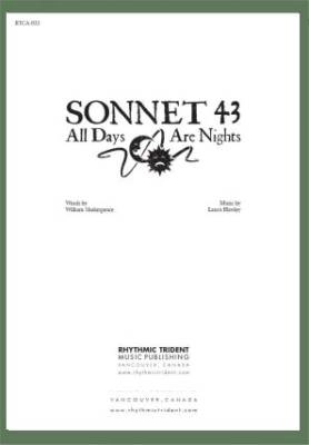 Rhythmic Trident - Sonnet 43-All Days Are Nights - Shakespeare/Hawley - SATB