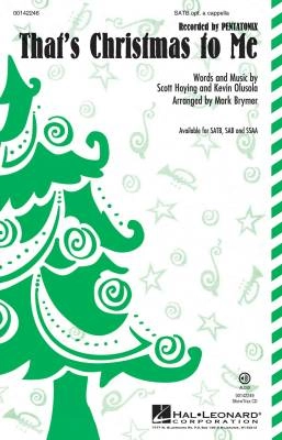 Hal Leonard - Thats Christmas to Me - Hoying/Olusola/Brymer - SATB