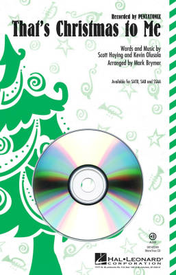 Hal Leonard - Thats Christmas to Me - Hoying/Olusola/Brymer - ShowTrax CD