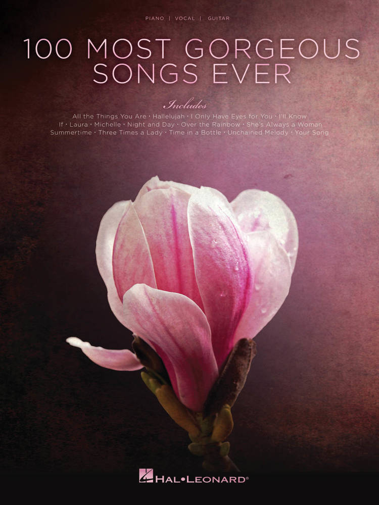 100 Most Gorgeous Songs Ever - Piano/Vocal/Guitar - Book
