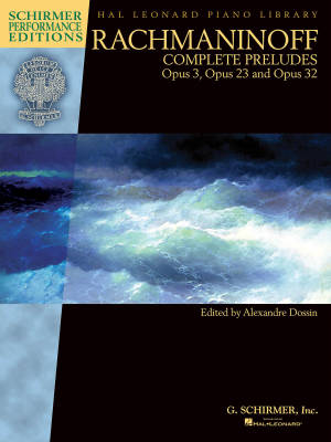 Rachmaninoff – Complete Preludes for Piano, Op. 3, 23, and 32 - Book