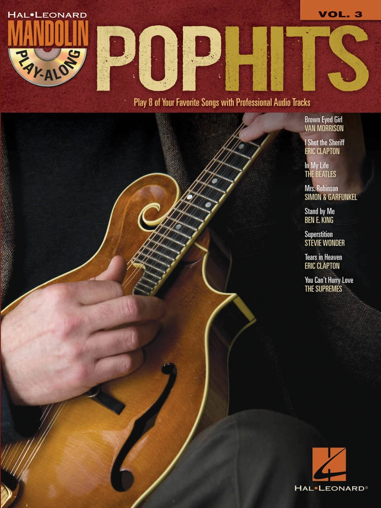 Pop Hits: Mandolin Play-Along Volume 3 - Book/CD