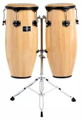 Fiesta 10 & 11\'\' Congas w/Stand - Natural