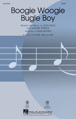Hal Leonard - Boogie Woogie Bugle Boy - Raye/Prince/Brymer - SATB