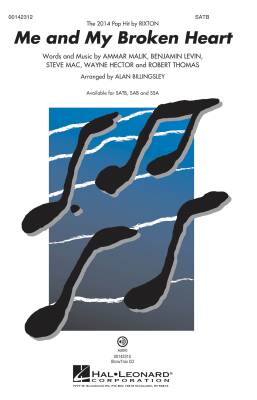 Hal Leonard - Me and My Broken Heart - Rixton/Billingsley - SATB