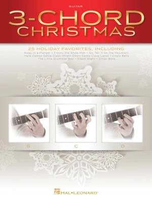 Hal Leonard - 3-Chord Christmas (G-C-D) - Guitar - Book