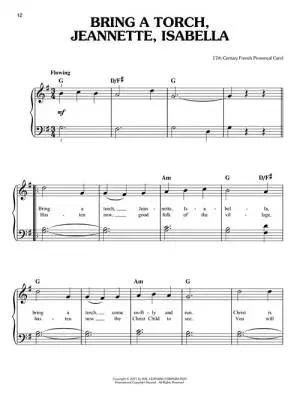 First 50 Christmas Carols You Should Play on the Piano - Easy Piano - Book
