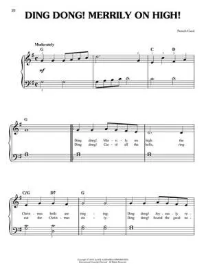 First 50 Christmas Carols You Should Play on the Piano - Easy Piano - Book