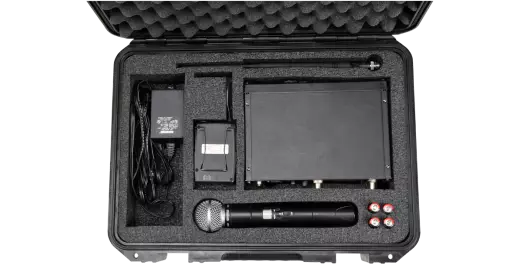 i-Series Molded Case for Shure SLX/ULX Wireless Systems