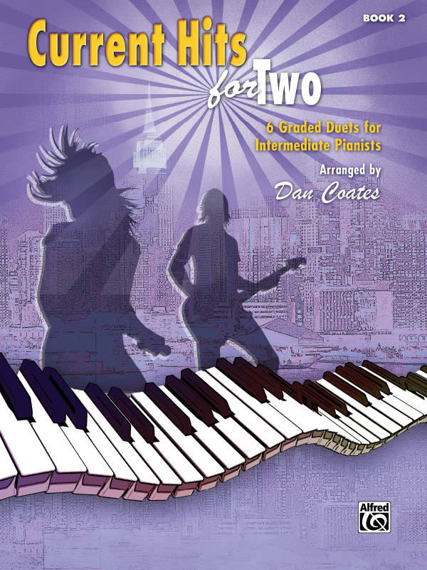 Current Hits for Two, Book 2 - Coates - Piano Duet (1 Piano, 4 Hands)