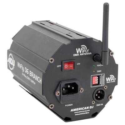 American DJ - 6-Way Wireless DMX Splitter with Transceiver