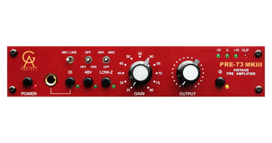 PRE-73 MK3 1-Channel 1073-Style Mic Pre/Direct Box