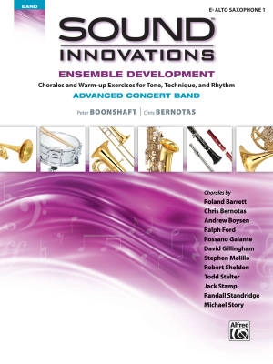 Alfred Publishing - Sound Innovations for Concert Band: Ensemble Development for Advanced Concert Band - Eb Alto Sax 1 - Book