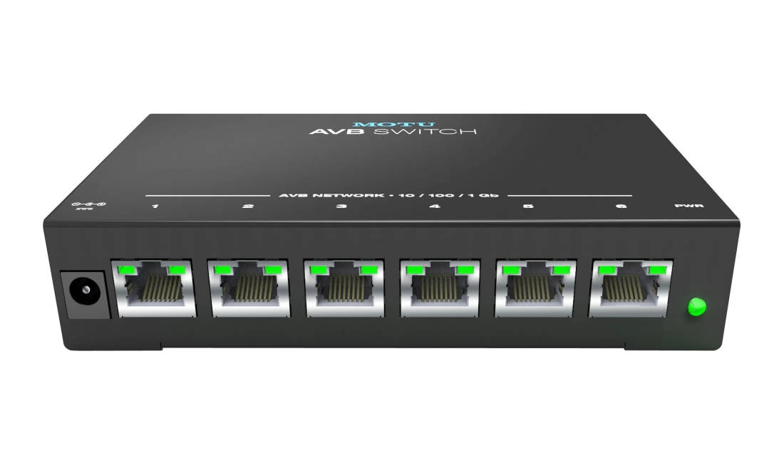 AVB Switch - 6-Port AVB Ethernet Switcher