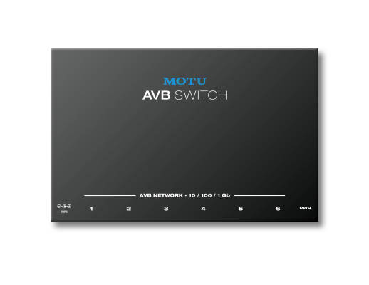 AVB Switch - 6-Port AVB Ethernet Switcher